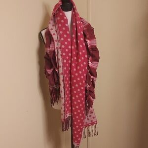 2 X Colorful Pink Scarves
